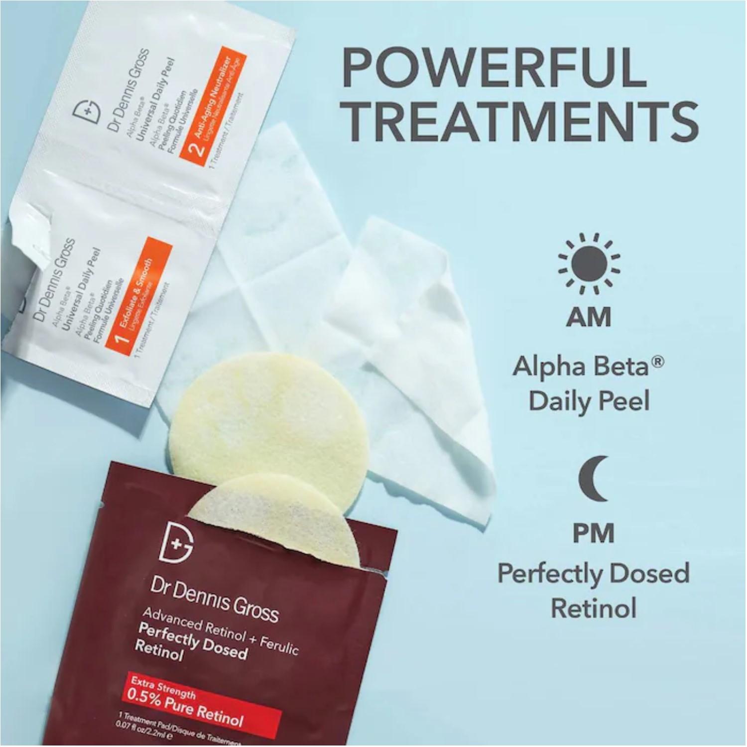 ADVANCED RETINOL + FERULIC PERFECTLY DOSED RETINOL EXTRA STRENGTH 0.5% (ALMOHADILLAS EXFOLIANTES CON RETINOL)
